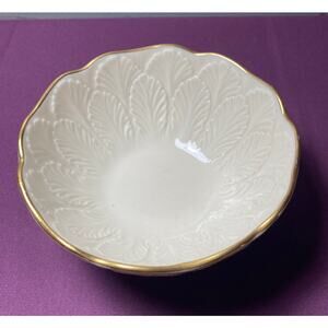 Cream Lenox china bowl